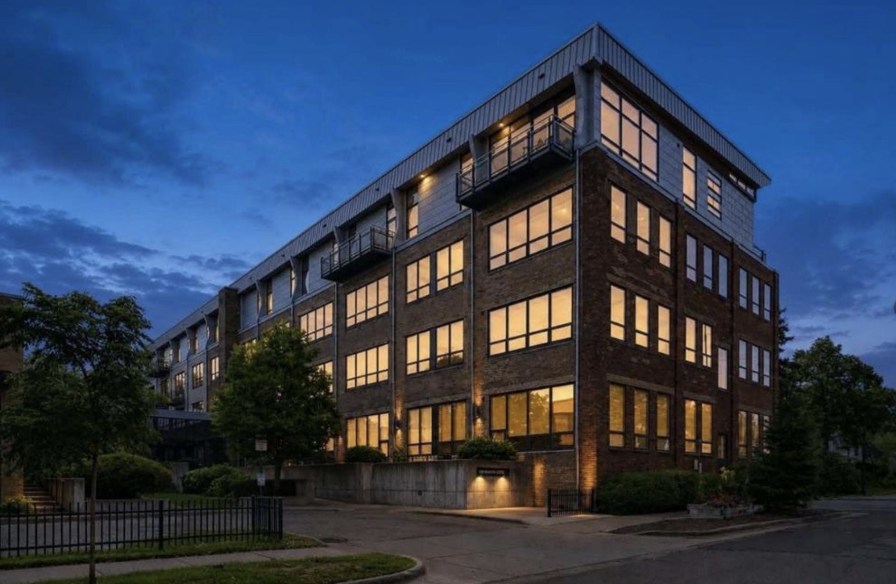 Loft interior at Madison Lofts in Northeast Minneapolis