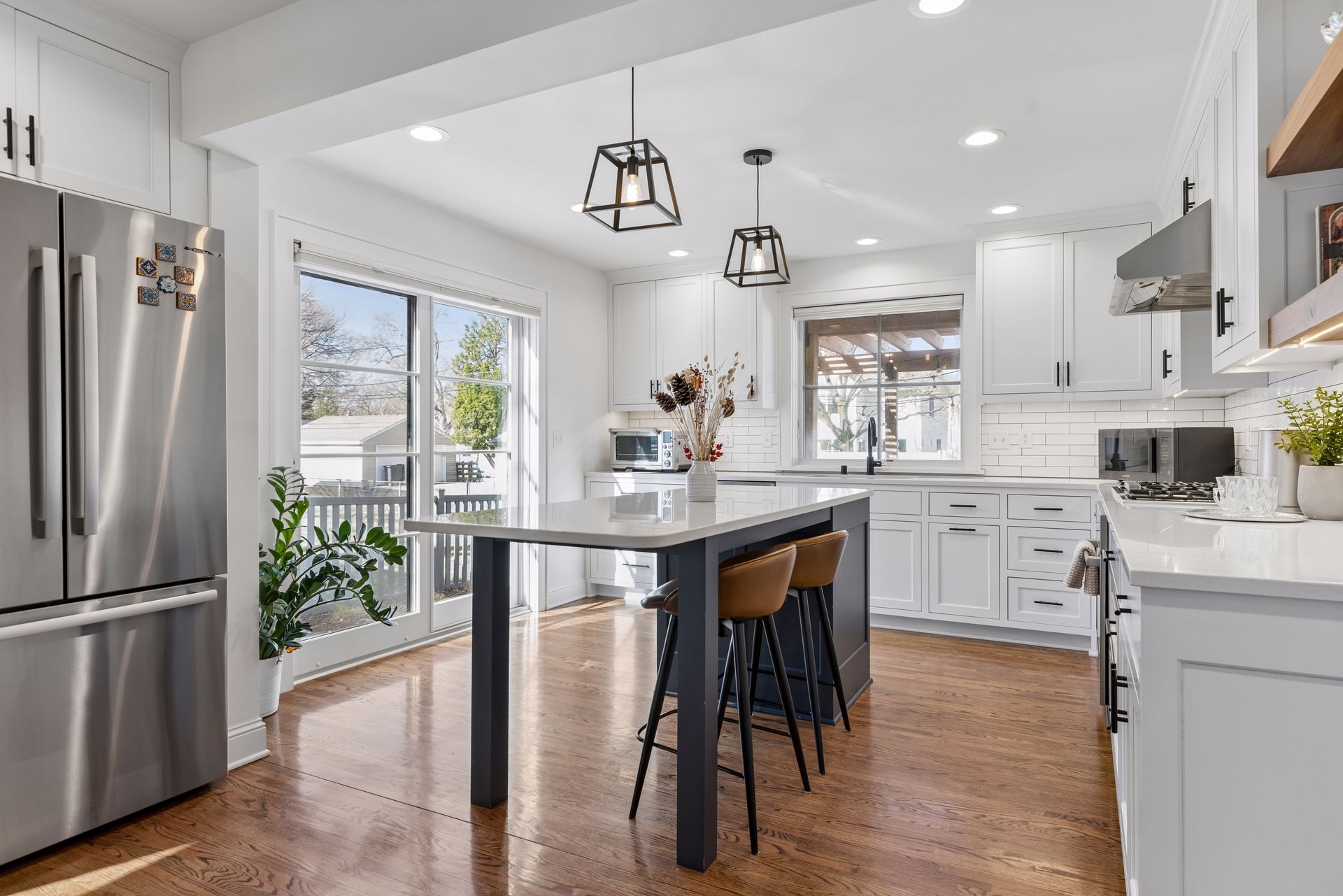 Remodeled kitchen in an Armatage home sold for $888,000