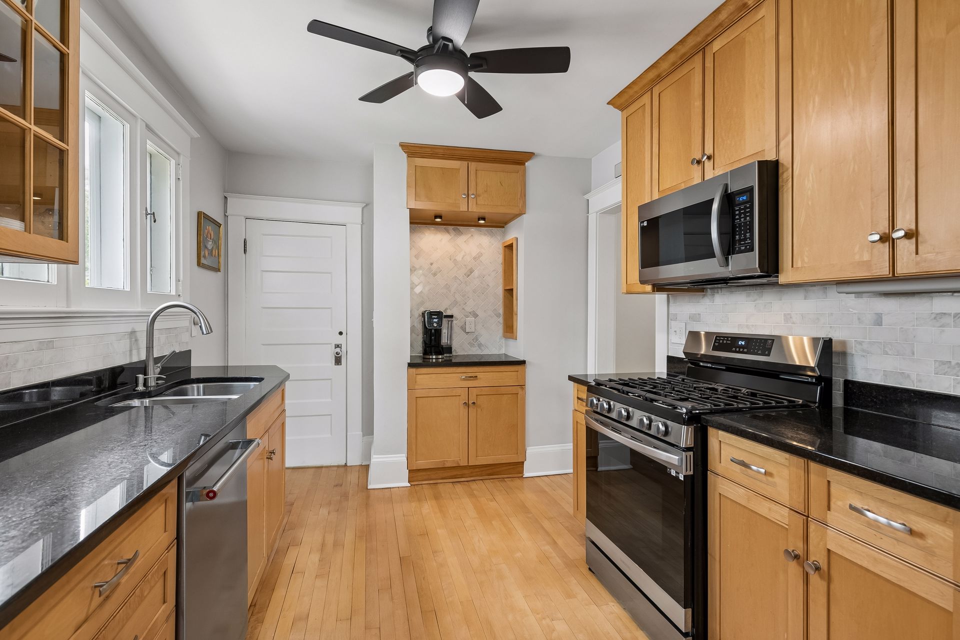 Remodeled kitchen in a Lynnhurst home sold in the mid-$600,000s