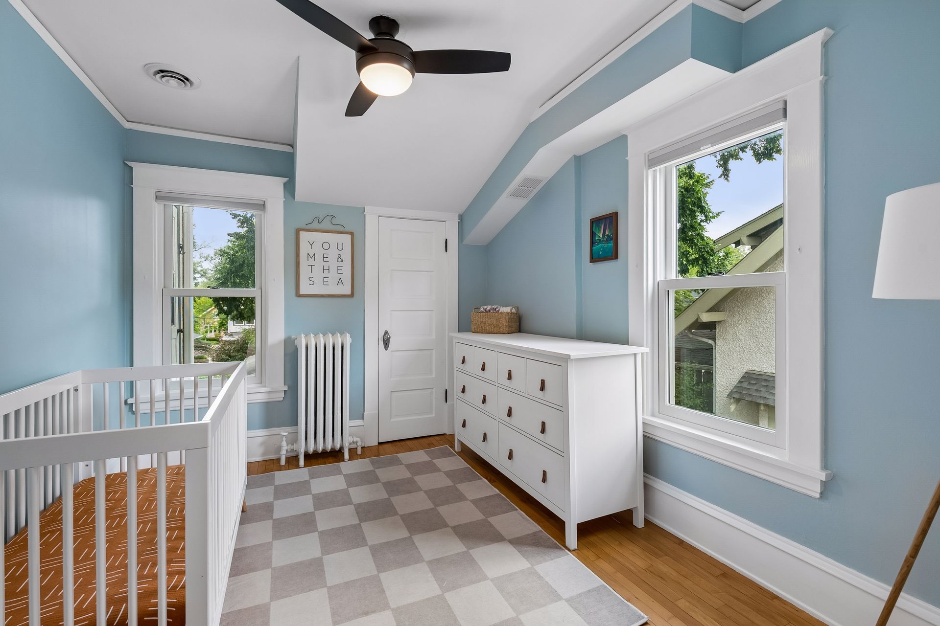 Bedroom in a Lynnhurst home sold in the mid-$600,000s